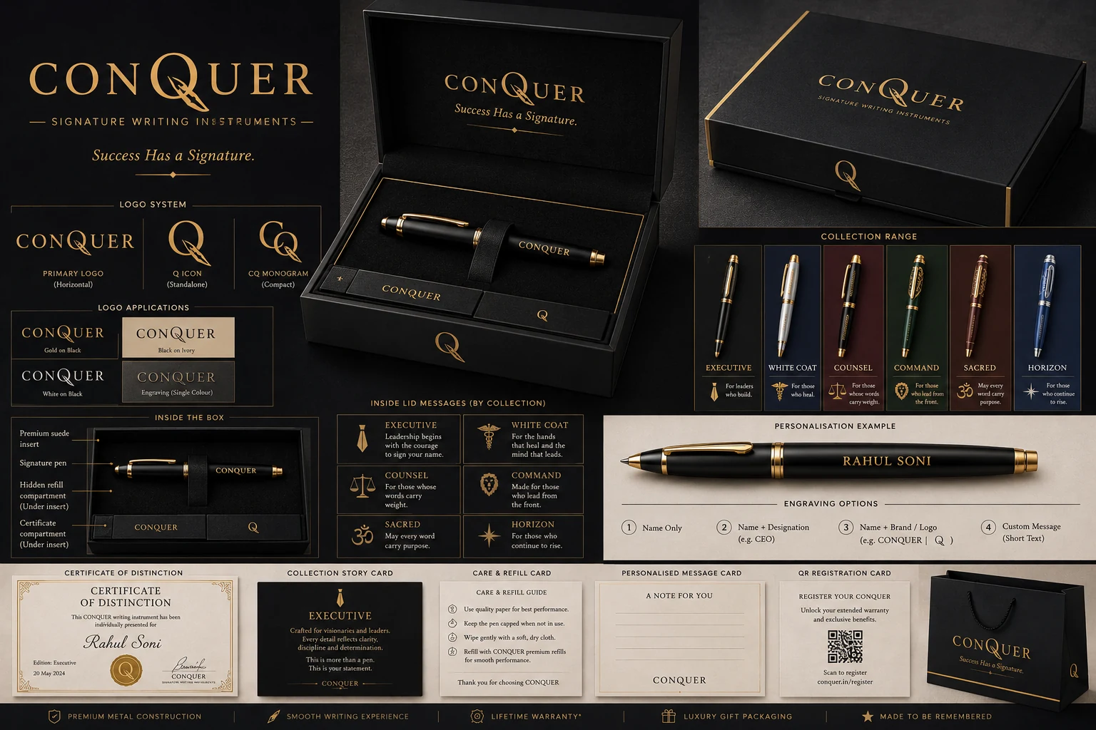 CONQUER corporate gift system