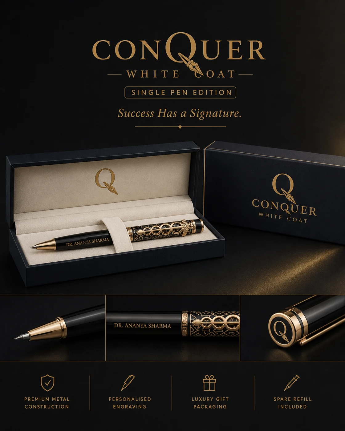 CONQUER White Coat